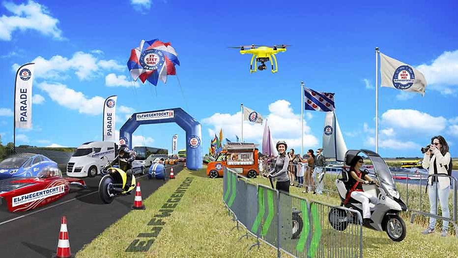 De Elfwegentocht: de Friezen zijn goed bezig