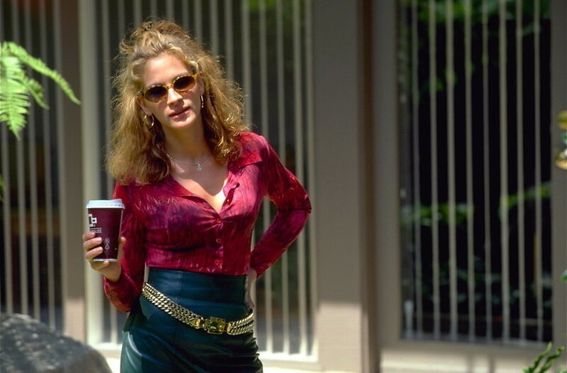 Julia Roberts als een vrouw met ballen Julia Roberts als een vrouw met ballen