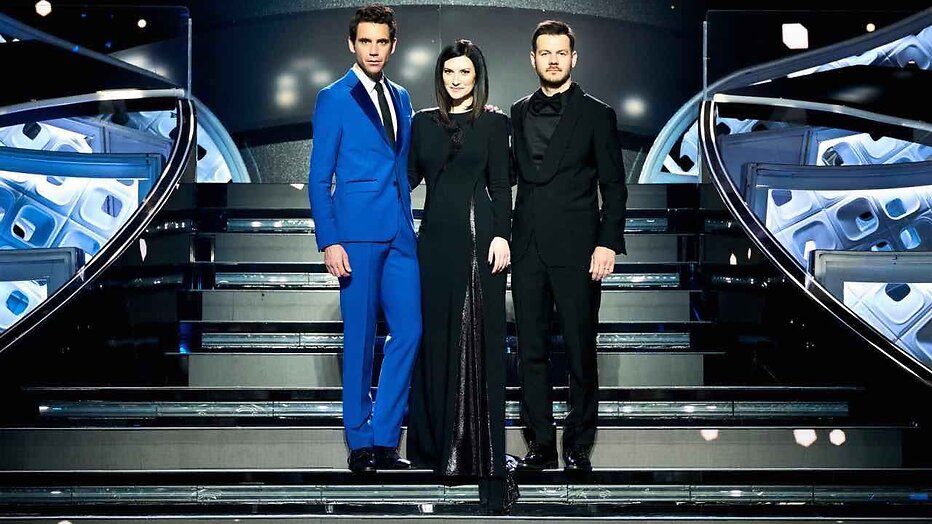Mika, Laura Pausini en Alessandro Cattelan