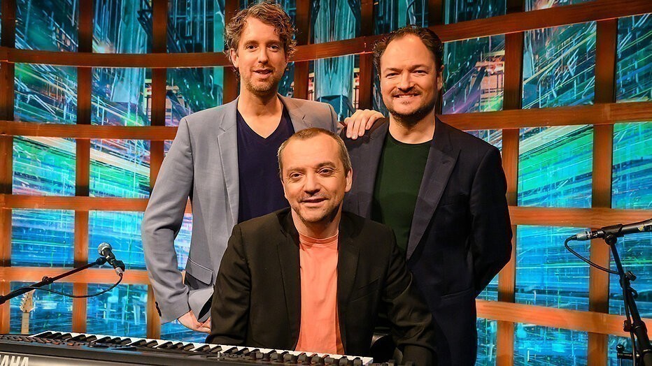 Niels van der Laan, Jeroen Woe en Miguel Wiels in Even Tot Hier