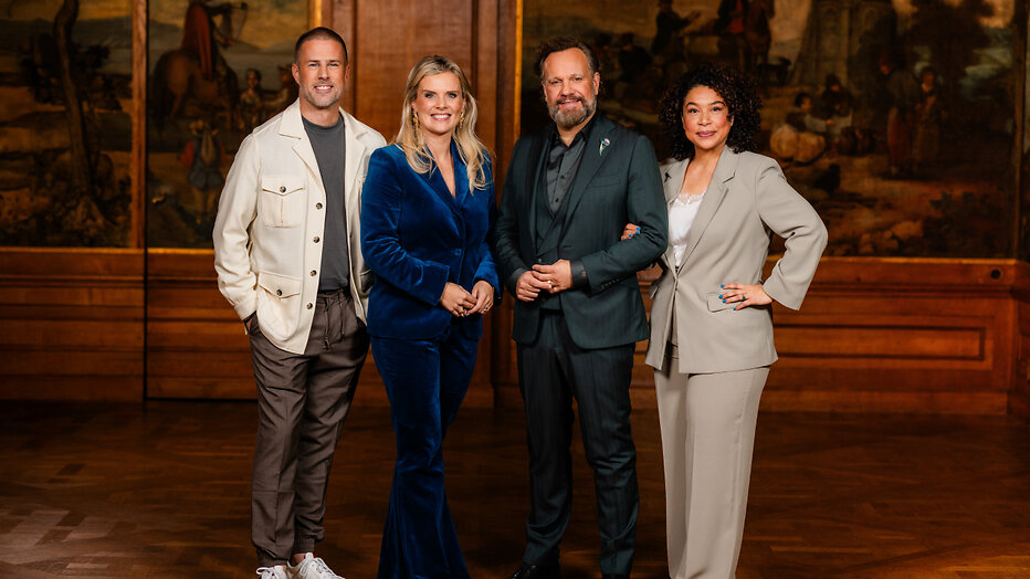 Lennart, Eveline, Carlo en Anne