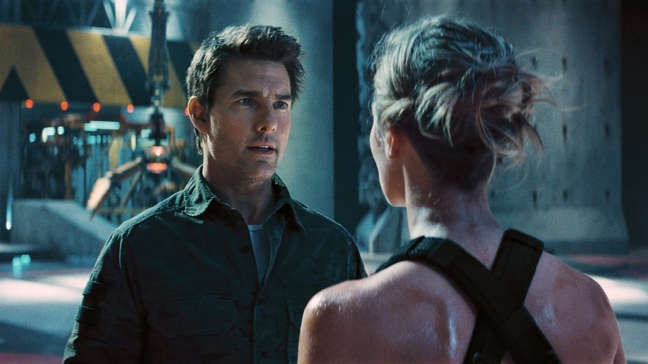 Tom Cruise en Emily Blunt in Edge of Tomorrow