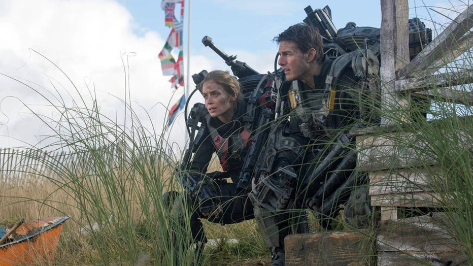 Tom Cruise en Emily Blunt in Edge of Tomorrow