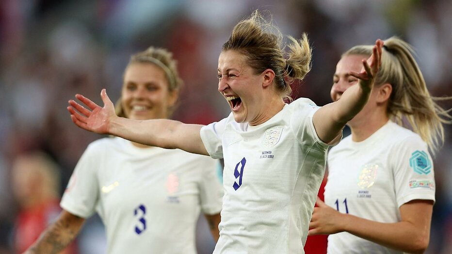 Ellen White tijdens EK Vrouwenvoetbal