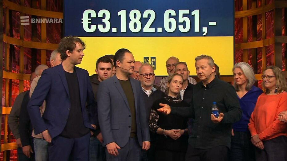 Even Tot Hier haalt groot geldbedrag op voor Oekraïne.