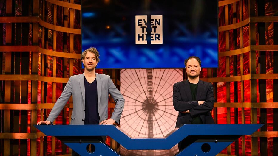 Niels van der Laan en Jeroen Woe voor Even tot Hier
