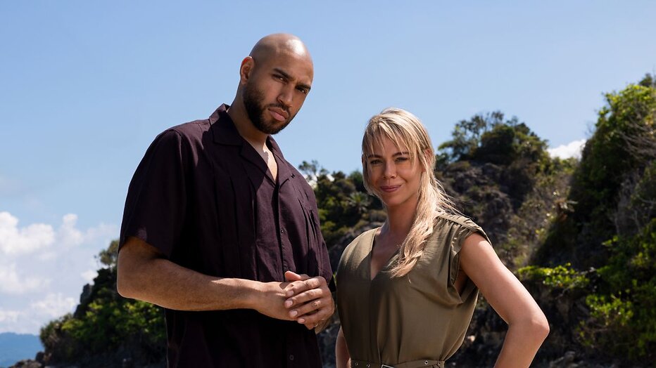 Edson da Graça en Nicolette Kluijver in Expeditie Robinson