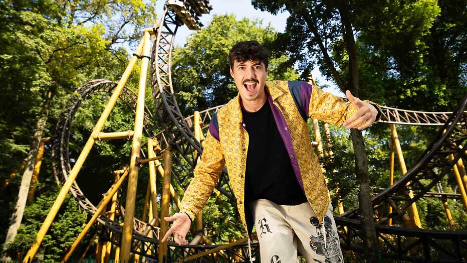 Niek Roozen voor Extreme Karaoke