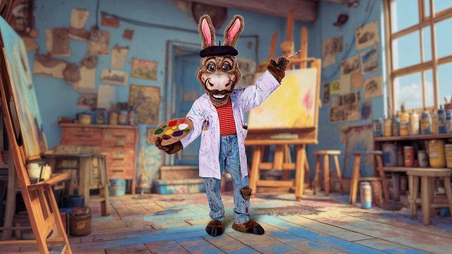 De ezel in The Masked Singer.