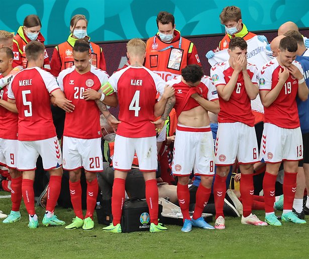 De TV van gisteren: 4 miljoen EK-kijkers zien medisch drama Eriksen