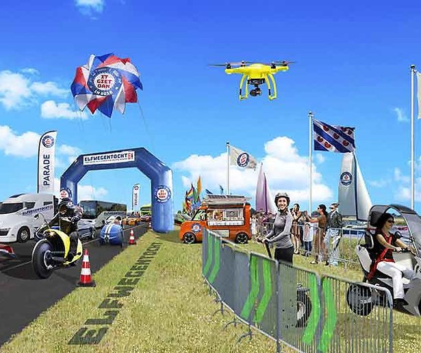 De Elfwegentocht: de Friezen zijn goed bezig