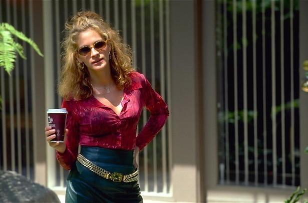 Julia Roberts als een vrouw met ballen