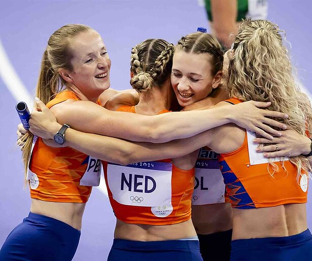 Bol, Klaver, Peeters en De Witte scoren op de valreep nog een prachtige zilveren Olympische plak 