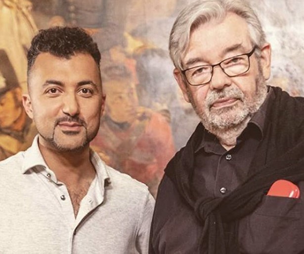 Maarten van Rossem laat zich portretteren in Sterren op het doek