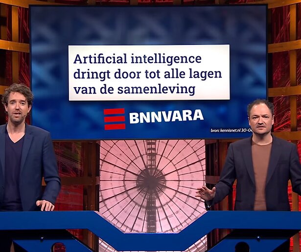 Even Tot Hier en Typhoon verbluffen met AI-lied over kunstmatige intelligentie 