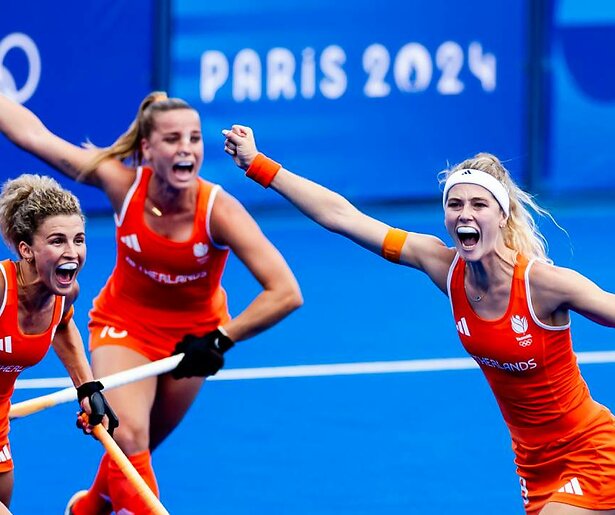 De Oranjevrouwen sluiten de groepsfase van het EK Hockey af tegen Frankrijk
