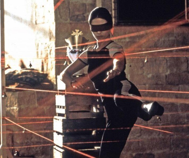 Catherine Zeta-Jones en de laserstralen in Entrapment