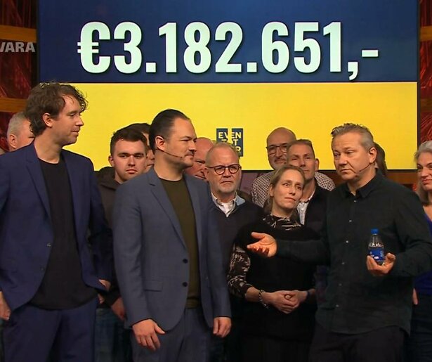 De TV van gisteren: Ruim 3,1 miljoen euro opgehaald voor Oekraïne dankzij Even Tot Hier