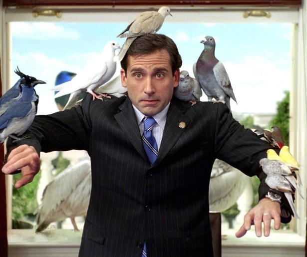 Steve Carell timmert een ark in Evan Almighty
