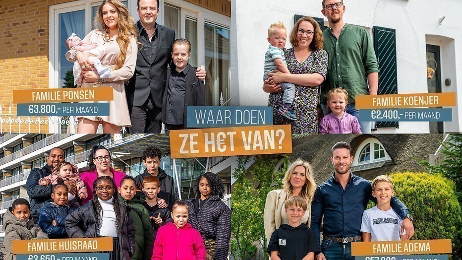 Families van het derde seizoen van Waar doen ze het van? Families van het derde seizoen van Waar doen ze het van?