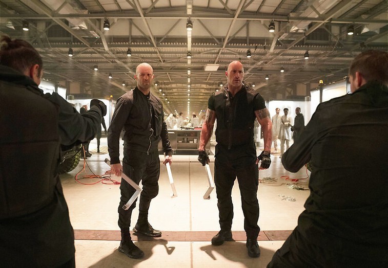 Dwayne Johnson en Jason Statham tegen Idris Elba Dwayne Johnson en Jason Statham tegen Idris Elba
