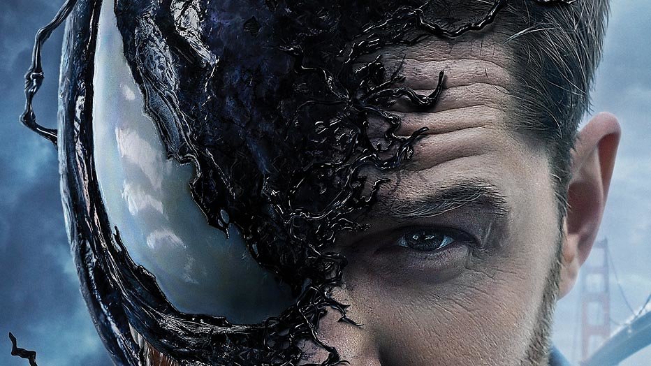 Tom Hardy jaagt je de stuipen op het lijf als anti-held Venom Tom Hardy jaagt je de stuipen op het lijf als anti-held Venom