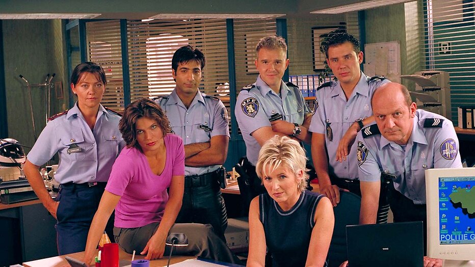 De cast van Flikken Gent in de beginjaren