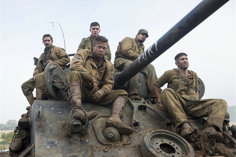 Brad Pitt heeft een tank Brad Pitt heeft een tank
