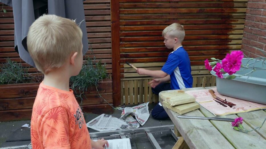 Thuis bij de familie Blom in Een Huis Vol