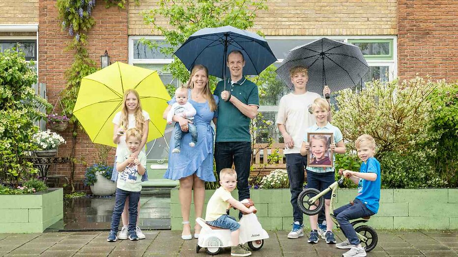 De familie Blom uit Een Huis Vol