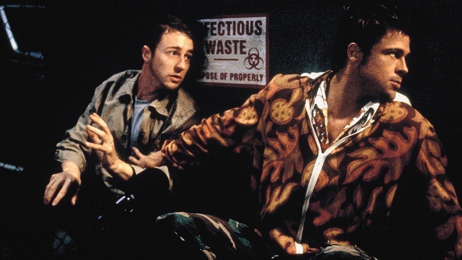 Edward Norton en Brad Pitt in Fight Club