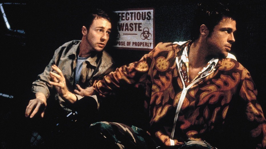 Edward Norton en Brad Pitt in Fight Club