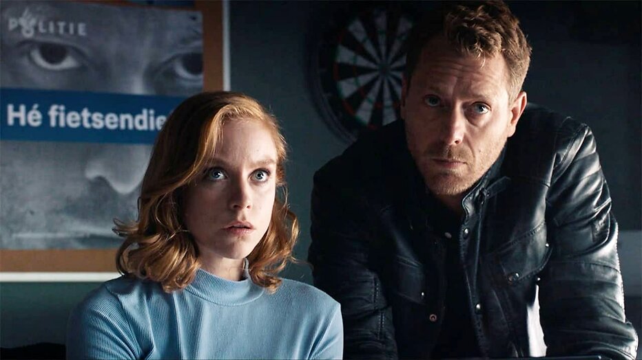 Mark van Eeuwen en Anneke Sluiters in Flikken Rotterdam