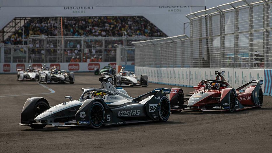 Racers in de Formule E