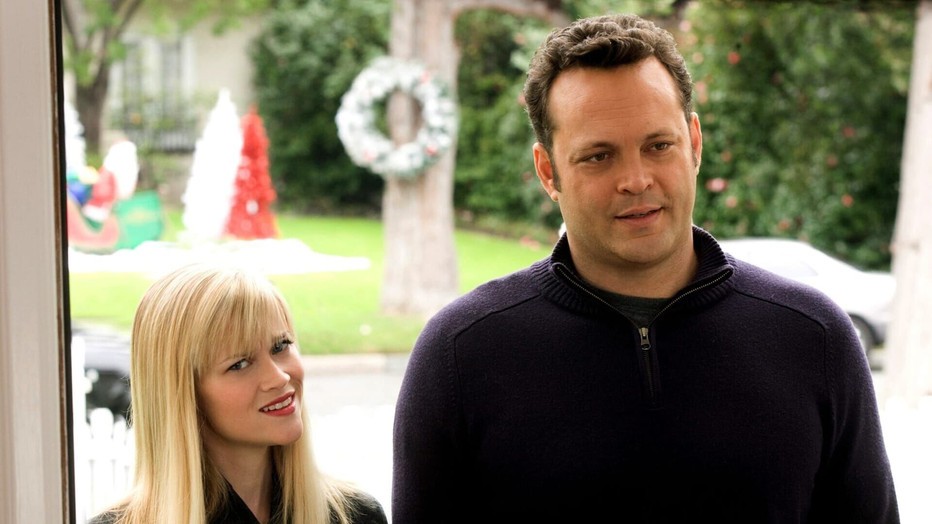 Reese Witherspoon en Vince Vaughn in Four Christmases Reese Witherspoon en Vince Vaughn in Four Christmases
