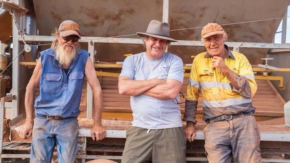 Frank Lammers en team voor Frank Gaat voor Goud