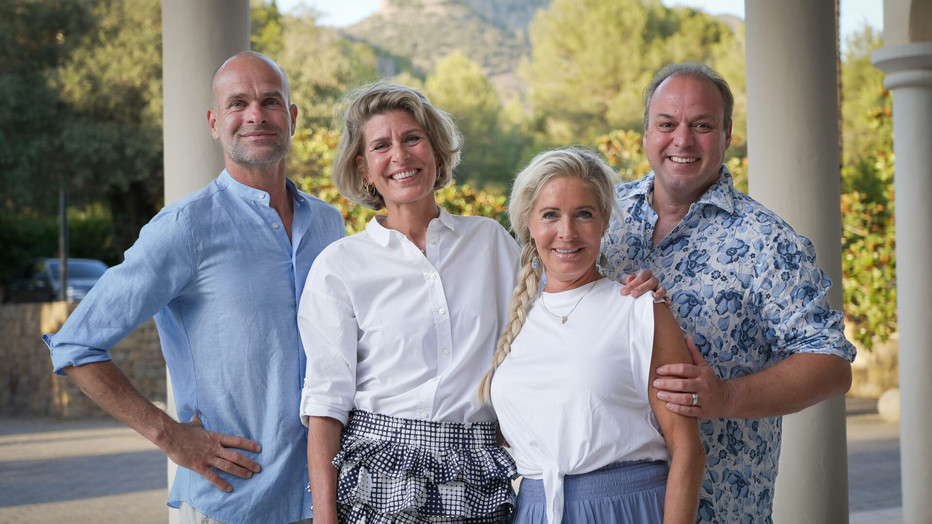 Frans & Mariska Bauer met Erben en Renate Wennemars