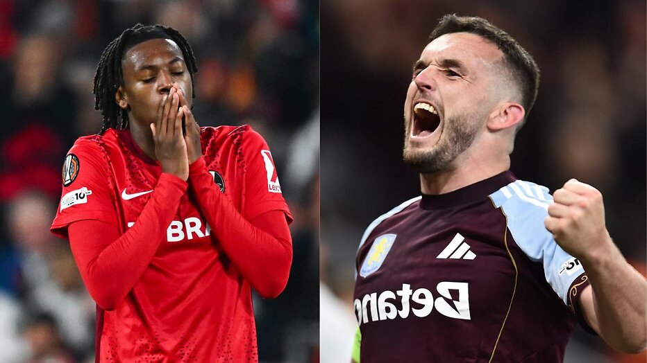 Johan Manzambi (Freiburg) en John McGinn (Aston Villa)