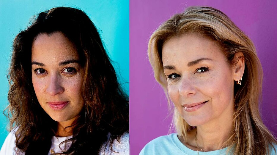 Ranomi Kromowidjojo en Froukje de Both in Wie Is de Mol? 2023 Ranomi Kromowidjojo en Froukje de Both in Wie Is de Mol? 2023