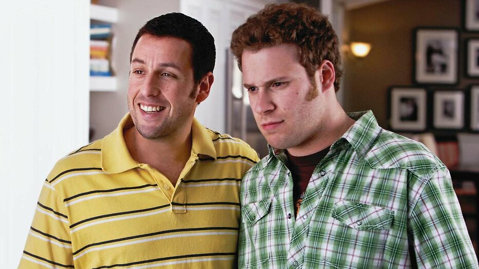 Adam Sandler en Seth Rogen in Funny People