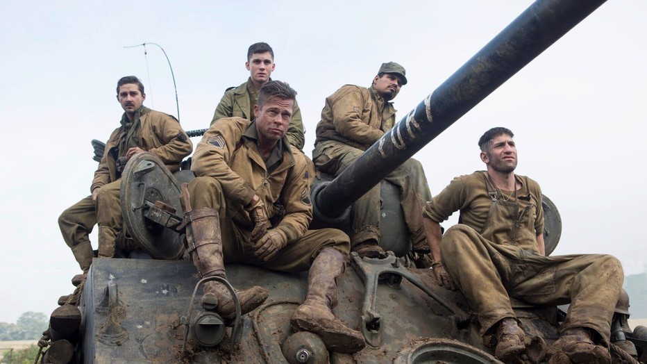 Castleden van oorlogsfilm Fury Castleden van oorlogsfilm Fury