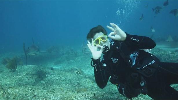 Freek naar de haaien