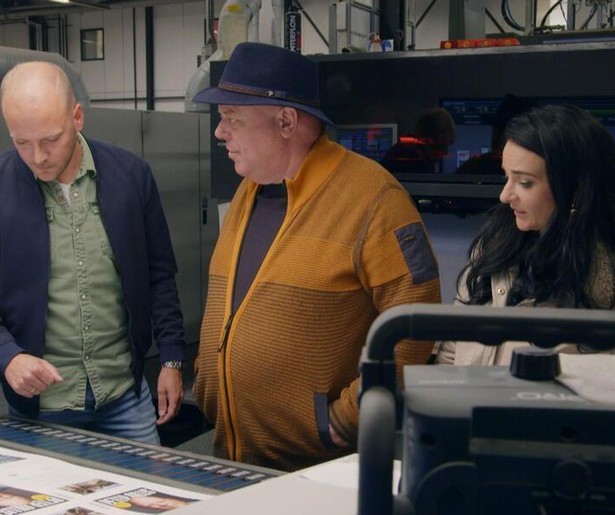 Peter Gillis hoopt op tijd bij de drukker te zijn