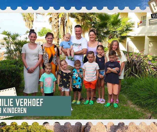 De families van Grote Gezinnen, Grote Vakanties pakken in dit slot het dagelijkse leven weer op