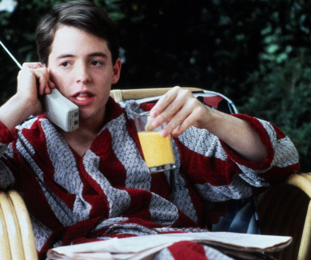 Matthew Broderick heeft even geen verplichtingen in Ferris Bueller's Day Off
