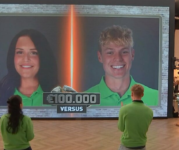 Liefjes Senna en Floris staan lijnrecht tegenover elkaar in veertiende finale De Bondgenoten