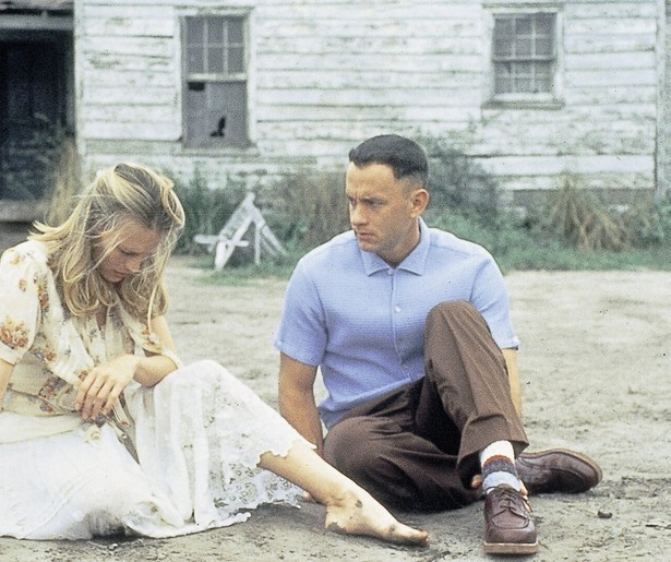 Tom Hanks steelt de show in tragikomedie Forrest Gump