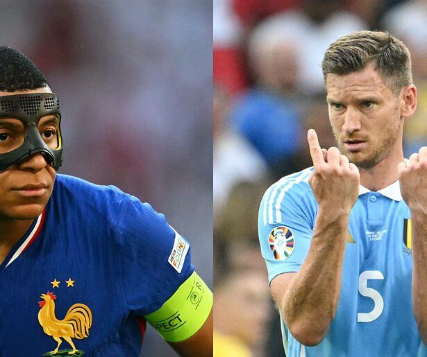 Frankrijk en België zijn gewaagd aan elkaar tijdens de achtste finales van EK voetbal