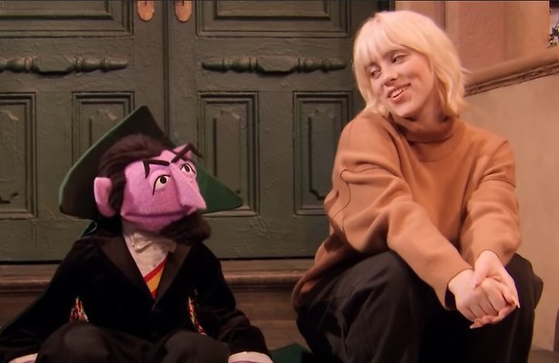 Duet Graaf Tel en Billie Eilish in Sesame Street gaat viral