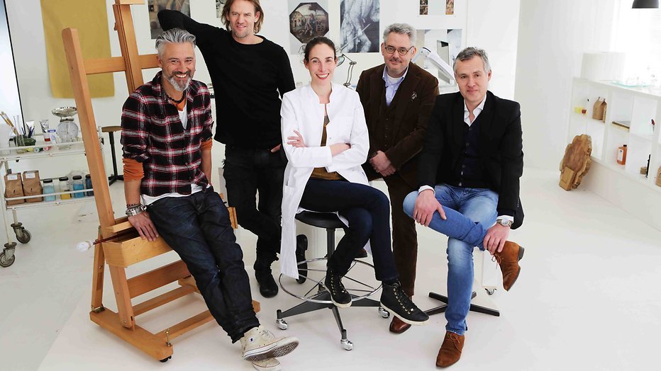 Reconstrueren van kunstwerken in Het geheim van de Meester Reconstrueren van kunstwerken in Het geheim van de Meester